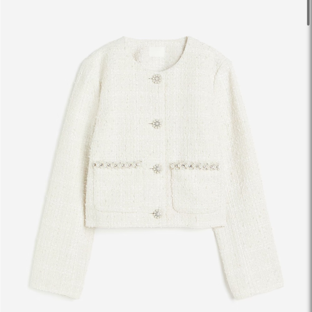 Cream Tweed Jacket